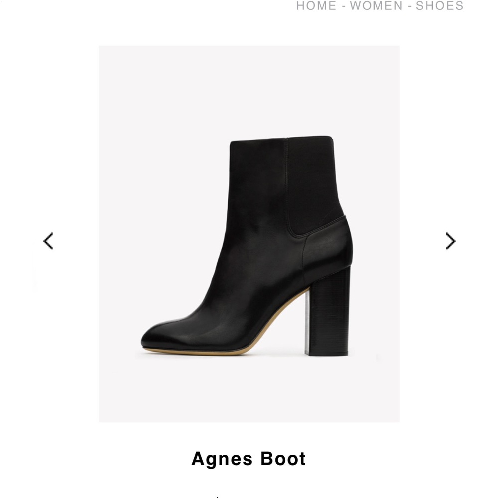 Rag and Bone Agnes Bootie - Black Leather